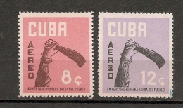 CUBA - Posta Aérienne - Air Mail  - Yvert # A 237/8 - * MINT (Light Trace Of Hinge) - Airmail