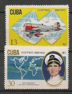 CUBA - Posta Aérienne - Air Mail  - Yvert # A 251/2 - **  MINT (NH) - Luftpost