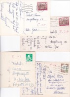 1351u: 4 Alte AKs "Gefängnispost Nach Graz- Karlau" 1990er Jahre, Gelaufen - Briefe U. Dokumente