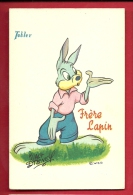 EZF1-17  Rabbit, Frère Lapin De Walt Disney. Dessin Publicité Des Chocolats Tobler. Non Circulé - Other & Unclassified