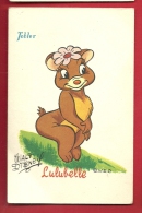 EZF1-20 Lulubelle Bongo's Girlfriend, De Walt Disney. Dessin Publicité Des Chocolats Tobler. Non Circulé - Other & Unclassified