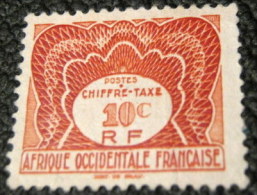 French West Africa 1947 Postage Due 10c - Mint - Nuevos