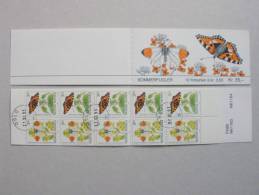 Norwegen 1114/5 MH 20 Oo Booklet 20 Oo Used, Schmetterlinge - Postzegelboekjes