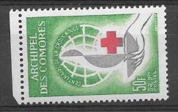 Timbre De L´Archipel Des Comores - Neuf MNH - 100ème Anniv De La Croix-Rouge - Unused Stamps