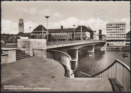 D-45468 Mülheim An Der Ruhr - Schloßbrücke Mit Stadtbad Und Rathausturm - Mülheim A. D. Ruhr