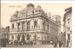 Delcampe - DENAIN   Le Theatre , Tres Animé   Cacheux - Denain