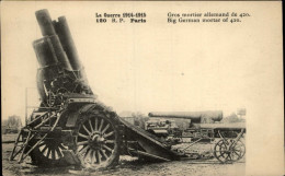 Delcampe - MILITARIA - Gros Mortier Allemand - Guerre 14-18 - Materiale