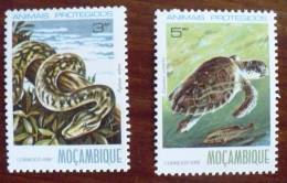 MOZAMBIQUE Tortue + Serpent (Yvert N° 791/92) Neuf Sans Charniere. MNH - Schildkröten