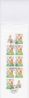 Feuillet 2002 De 8 Timbres + 2 Coupons Saint-Nicolas Hotte YT 311 Oblitéré / Sheetlet Michel H-Blatt 17 (335) - Usati