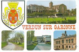 CPM - 82 -  Verdun Sur Garonne 4 Vues Divers - Verdun Sur Garonne