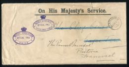 SOUTH AFRICA WORLD WAR ONE OHMS DEFENSE DEPT CENSOR - Unclassified