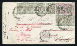 SOUTH AFRICA TRANSVAAL KING EDWARD 7TH COVER 1905 WALES - Ohne Zuordnung