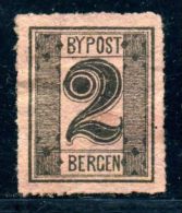 NORWAY LOCAL STAMPS "BERGEN" 2 - Local Post Stamps