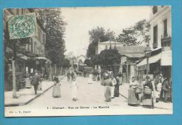 CPA Marchands Ambulants Le Marché Rue De Sèvres CLAMART 92 - Clichy