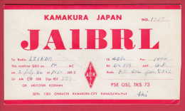 179231  / 1962 - QSL RADIO CARD - KAMAKURA JAPAN , OP. AKIYOSHI KODAMA , Japan Japon Giappone - Radio