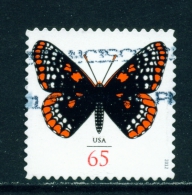 USA  -  2012  Butterfly  65c  Used As Scan - Used Stamps