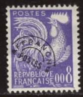 France -  Préoblitéré - Charnière YT N° 119 Coq Gaulois 8c Violet - 1953-1960