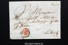 Österreich: 1855 Complete Letter Brünn To ? Lostkowitz  Mi Nr 3X - Brieven En Documenten