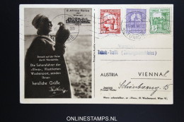 Tunisie: Picture Postcard 1934 Afrika Reise Wiener Wochenpost - Lettres & Documents