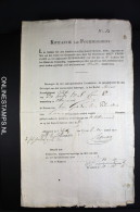 Kwitantie Van Fournissement 1810, 350.000 Gulden Oost-Friesland En Reiderland. Zeldzaam - Documents Historiques