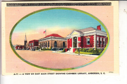 USA / SOUTH CAROLINA / ANDERSON, East Main Street, Carnegie Library - Anderson