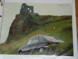 BUVARD Publicitaire   Renault  16 - Auto's