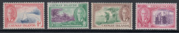 Cayman Islands 1950 George VI Definitives. Part Set (low Values). MH - Kaaiman Eilanden