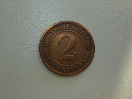 2 Reichspfennig 1925 F *~VZ* (J314) - 2 Rentenpfennig & 2 Reichspfennig