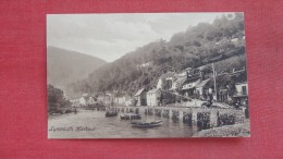 > England> Devon > Lynmouth  Harbour   ---ref 1908 - Lynmouth & Lynton