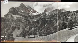 GRÖSSE 10x15 - BRAUNWALD - DOPPEL KARTE - TB - Braunwald