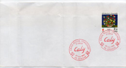 1984-cachet FDC 1er Jour -24 Nov 1984--tp Surtaxé  Croix-Rouge  CALY Sur Enveloppe - 1980-1989