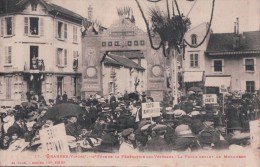 GRANGES 12e Fête De La Fédération Des Vétérans La Foule Devant Le Monument (Rambervillers, Chatel,Thaon,Epinal) - Granges Sur Vologne