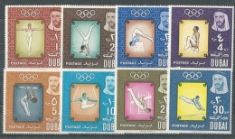 Dubai - UAE 1964 Olympic Games Tokyo Japan Sports LOT MNH - Dubai