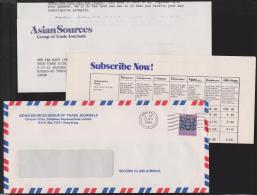 HONG KONG -  1986 Second Class Airmail Cover With Contents - Storia Postale