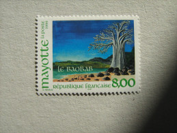 MAYOTTE   P 75 * *    FLORE   ARBRE    BAOBAB - Unused Stamps