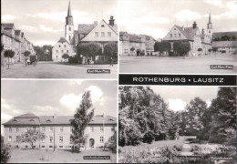 Rothenburg/Oberlausitz - Mehrbildkarte - DDR - Rothenburg (Rózbork)