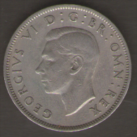 GRAN BRETAGNA TWO SHILLINGS 1949 - J. 1 Florin / 2 Shillings