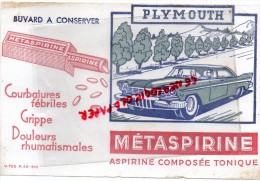 BUVARD METASPIRINE- ASPIRINE- PHARMACIE- VOITURE PLYMOUTH - Automotive