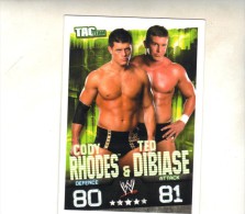 Slam Attax TAC Team - Cody RHODES & Ted DIBIASE - Sports De Combat