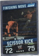 Slam Attax SMACK DOWN - R-Truth - Scissor Kick - Sports De Combat