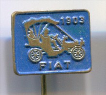 FIAT - Car, Auto, Automobile, Vintage Pin, Badge - Fiat