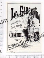 A. PONCHIELLI La Gioconda Dramma Musica Music - Immagine Ritagliata Da Pubblicazione Originale D´epoca - CROPPED IMAGE - Other & Unclassified