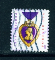 USA  -  2012  Purple Heart Medal  Forever  Used As Scan - Gebruikt