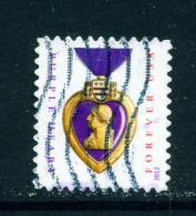 USA  -  2012  Purple Heart Medal  Forever  Used As Scan - Gebruikt