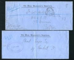 SOUTH AFRICA OHMS REGISTERED BOER WAR MILITARY GOVERNOR 1900 - Sin Clasificación