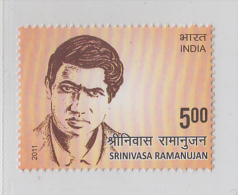 India  2011  Srinivasa Ramanujan  MNH   # 55185  Inde  Indien - Neufs