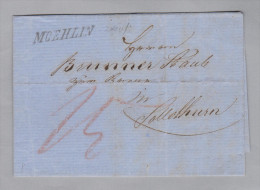 Heimat AG MÖHLIN Langstempel Auf Vorphila Brief Nach Solothurn - ...-1845 Prefilatelia