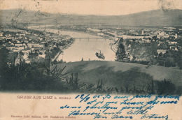 AUTRICHE - Gruss Aus LINZ A. Donau (1905) - Linz