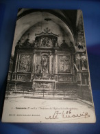 82 - LAUZERTE - INTERIEUR DE L'EGLISE SAINT-BARTHELEMY - ACHILE BOUIS ED. - CPA ECRITE 1906 - Lauzerte