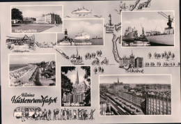 Rostock - Kleine Küstenrundfahrt - Mehrbildkarte - DDR - Rostock